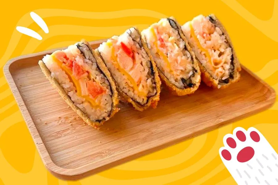 Онигири цезарь